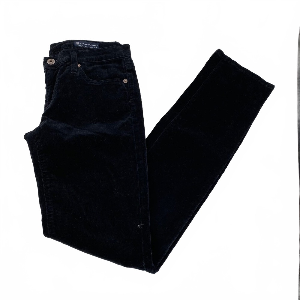 Ag Adriano Goldschmied Black Straight Leg Pants Steve Slim | Womens 4